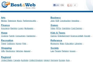 Good Web Directories