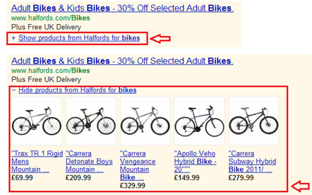Product extensions in Google Adwords Product extensions in Google Adwords