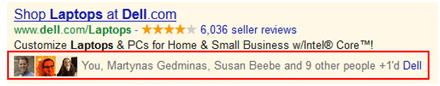Social Extensions in Adwords (Google Plus)