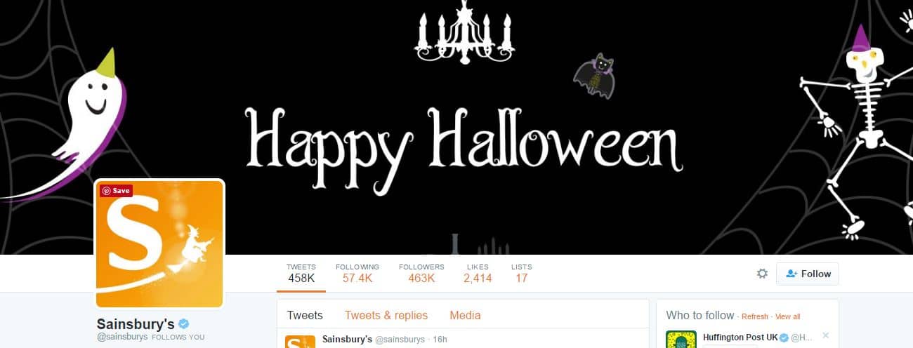 halloween twitter design