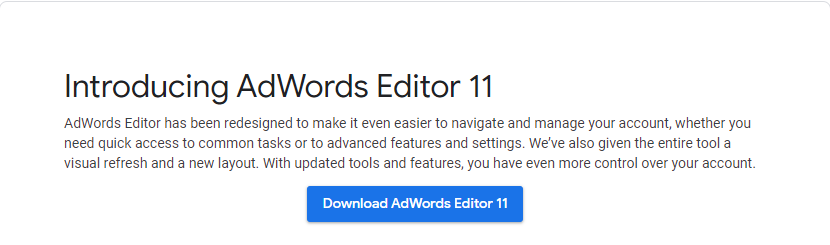 access google ads editor