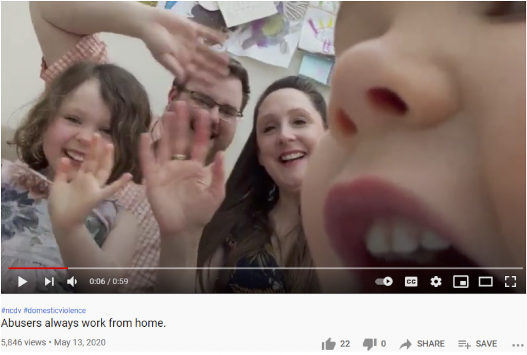 NCDV Abusers Always Work from Home