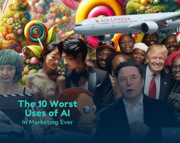 a compilation of AI marketing fails