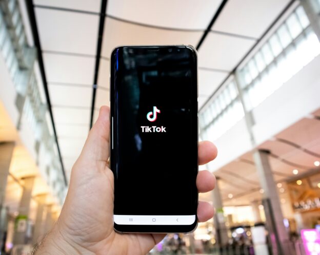 tiktok on a phone
